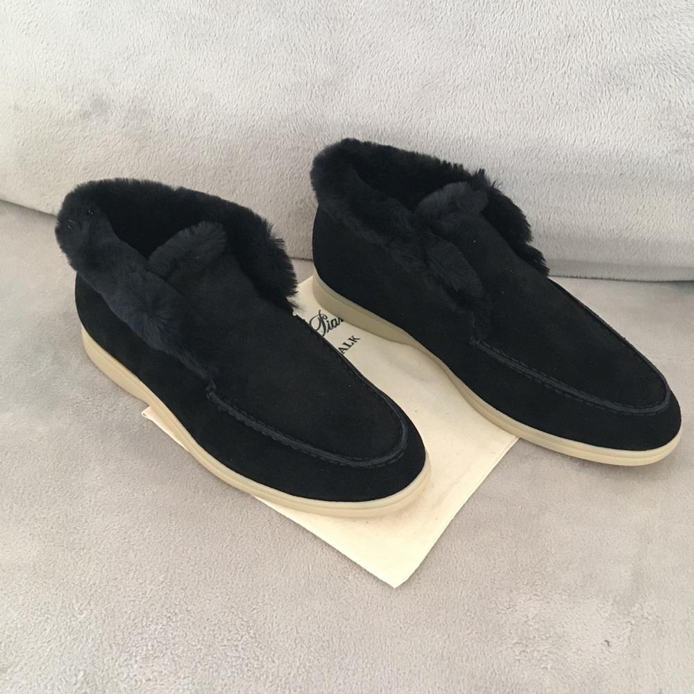 Loro Piana Open Walk Fur Lined Ankle Boots Unisex